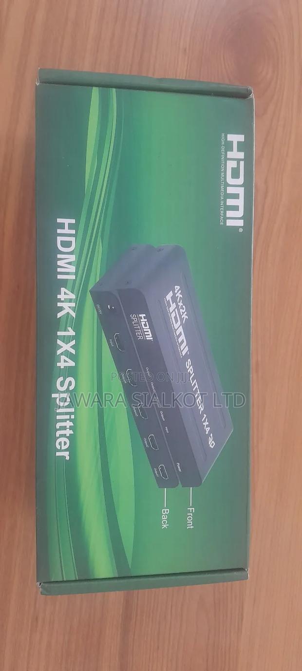 1x4 Hdmi Splitter, 1 in 4 Out Hdmi Splitter Audio Video Distributor