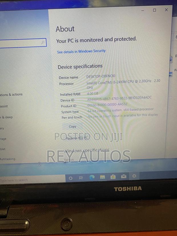 Laptop Toshiba Dynabook R634/M 4GB Intel Core I5 HDD 350GB photo 4