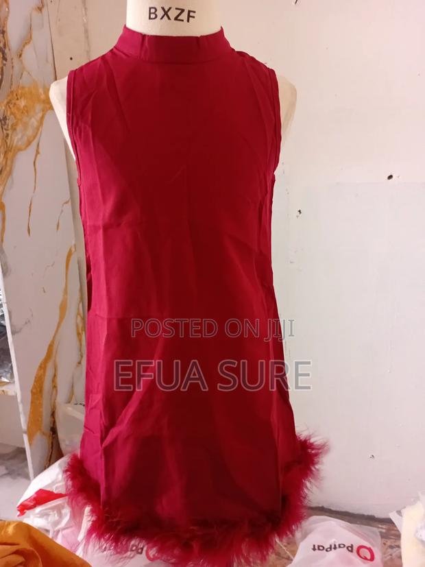 Young Girl Solid Colour Collared Sleeveless Dress photo 4