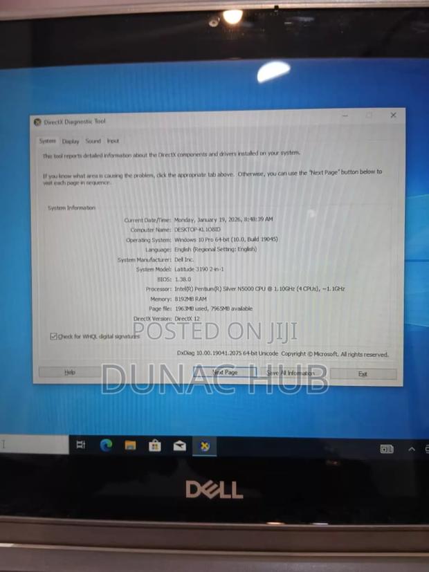 Laptop Dell Latitude 11 3190 8GB Intel Pentium SSD 128GB photo 5
