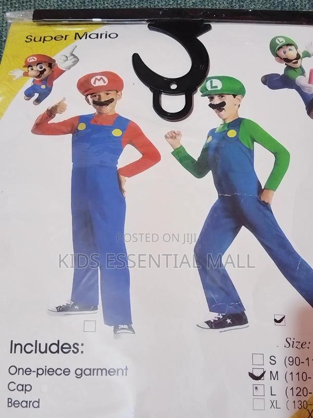 Super Mario Cartoon Character Costume for Kids photo 2