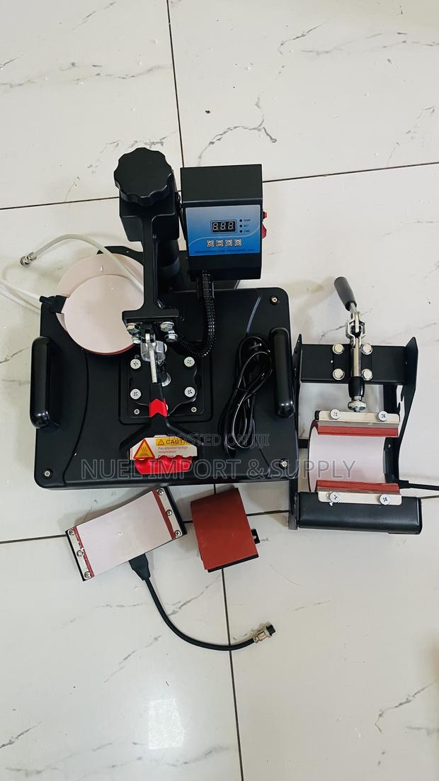 5 In 1 Combo Heat Press Machine Available