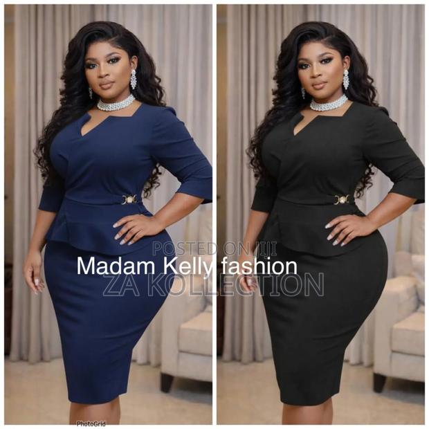 Women Fitted Pencil Official Dress