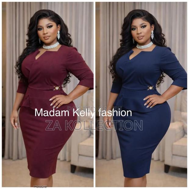 Women Fitted Pencil Official Dress