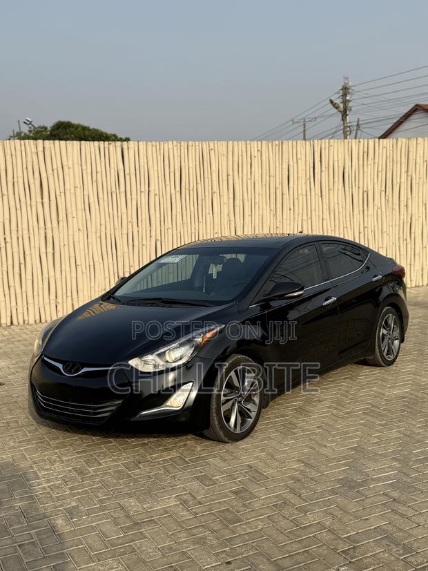 Hyundai Elantra Limited 4dr Sedan (1.8L 4cyl 6A) 2015 Black photo 2