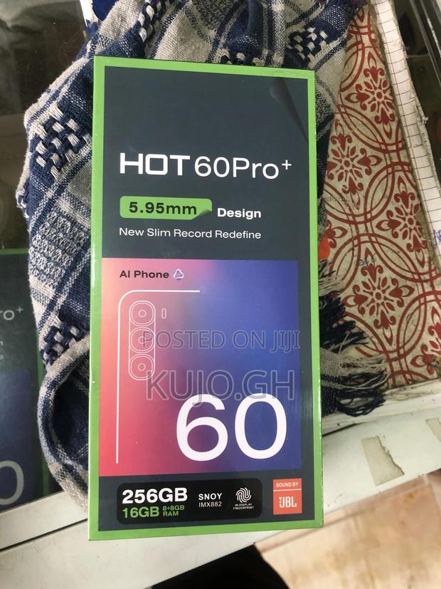 New Infinix Hot 60 Pro+ 128 GB Black