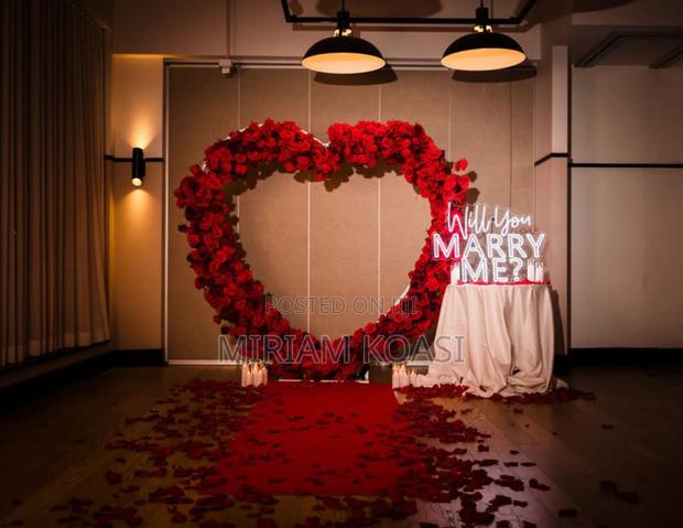 Romantic Marriage Proposal Decor
