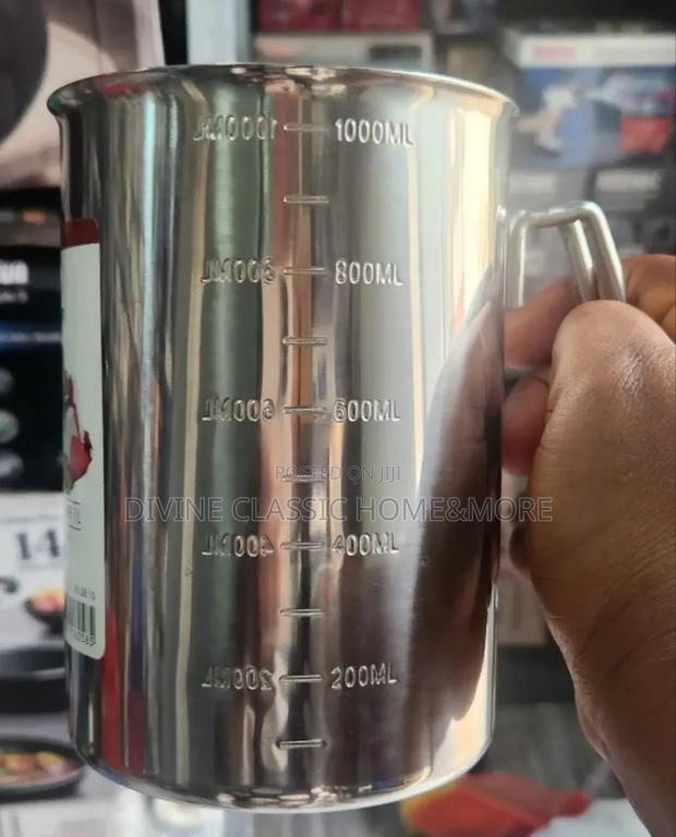 Kuchenprofi 1lit Stainless Measuring Cup With Handle