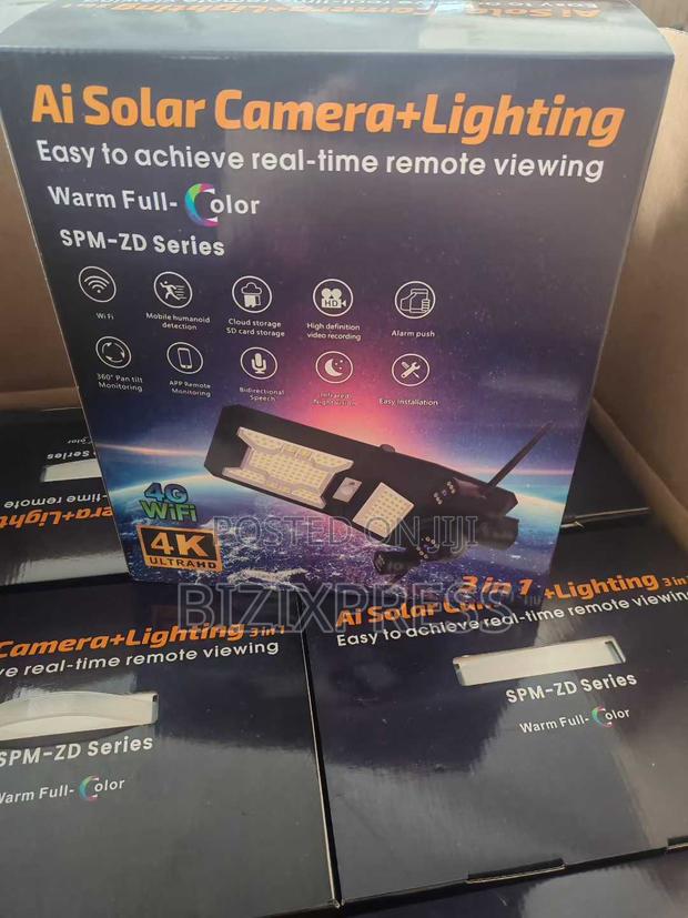 Outdoor Solar Wifi 3-lens Aov Camera photo 3
