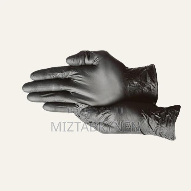 Nitrile Disposable Black Gloves Powder-free & Latex-free - 100pcs/Box
