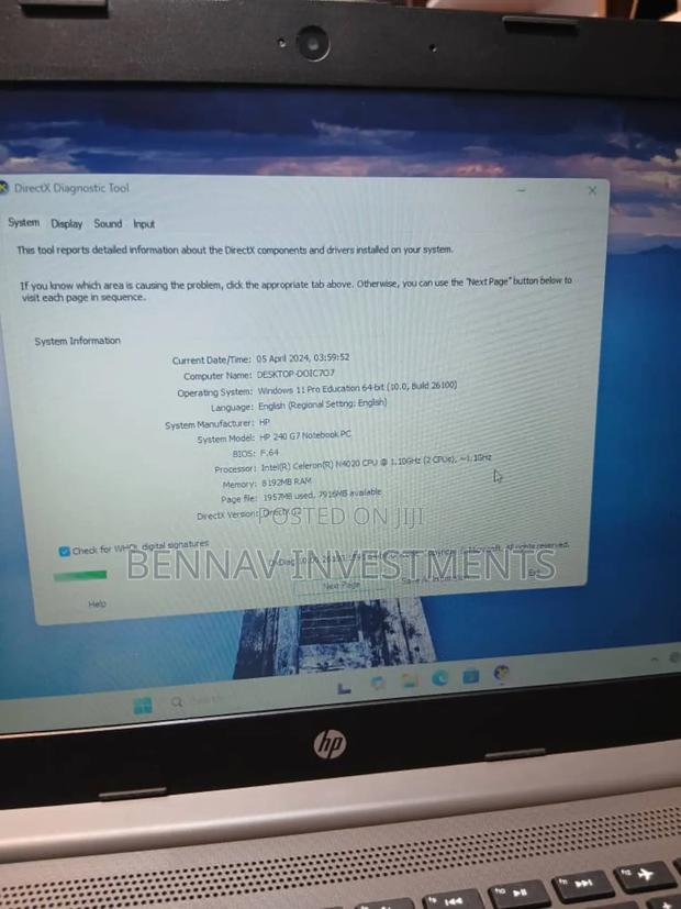 Laptop HP 240 G7 8GB Intel Celeron SSD 128GB photo 3