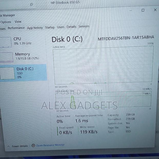 Laptop HP EliteBook 850 G5 16GB Intel Core I5 SSD 256GB photo 5