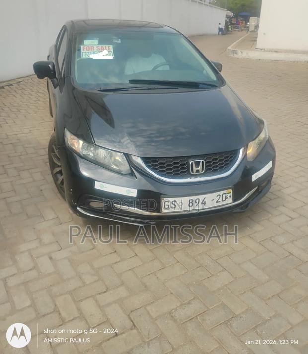 Honda Civic EX-L 4dr Sedan (1.8L 4cyl CVT) 2014 Black