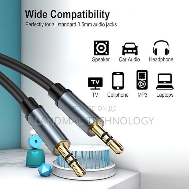 Male to Male Cable Audio Aux Cord photo 3