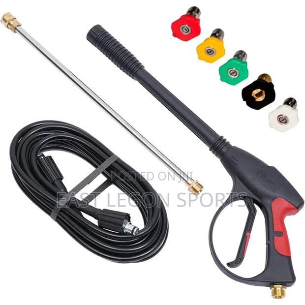 Power Jet Spray Pressure Washer Gun Cable Car Home Bike
