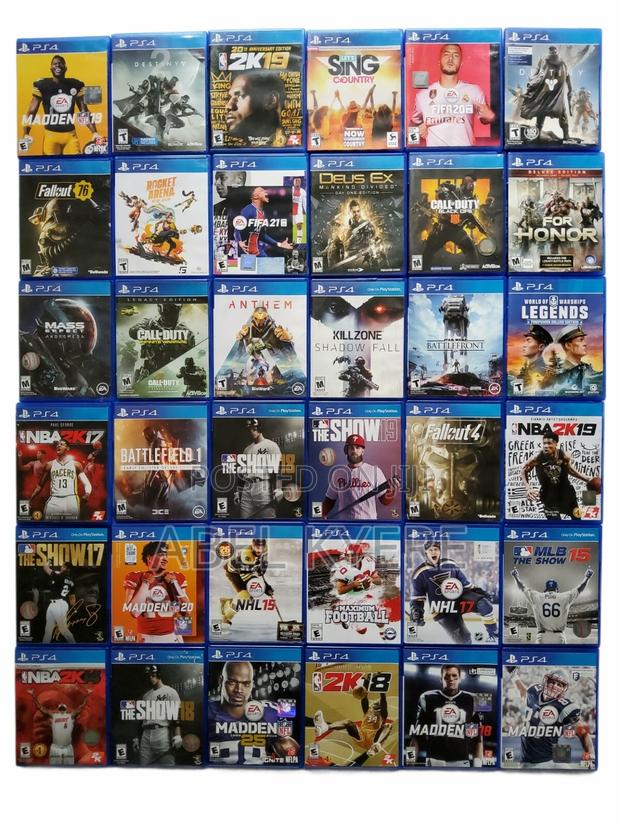 Playstation 4 Games Installations