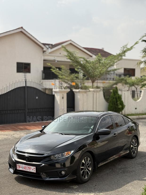 Honda Civic EX-T Sedan 2018 Black photo 3