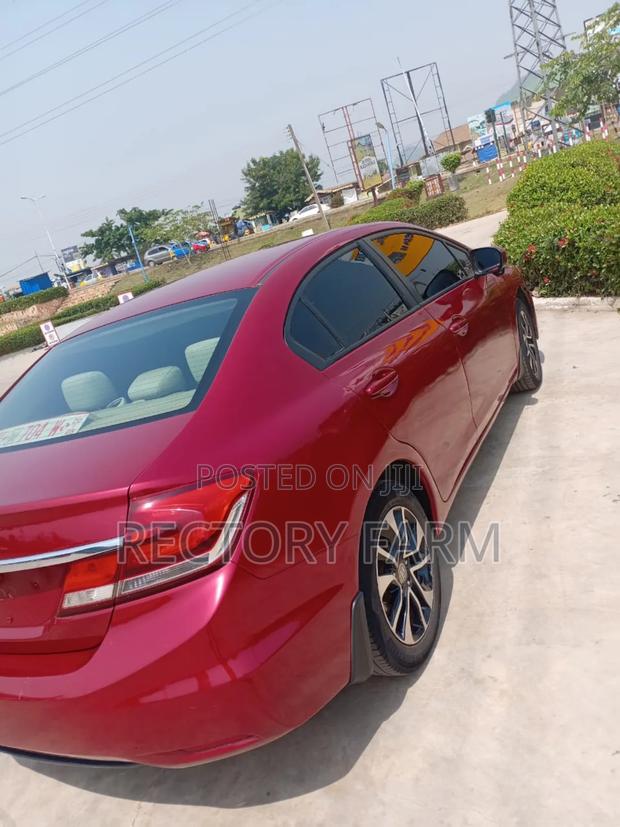 Honda Civic EX 4dr Sedan (1.8L 4cyl CVT) 2015 Burgundy photo 2