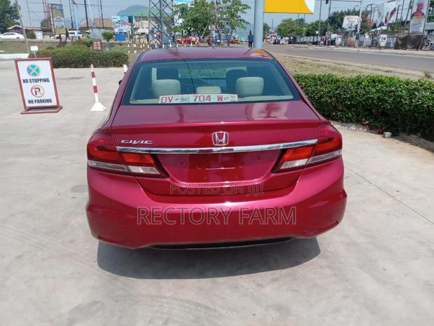 Honda Civic EX 4dr Sedan (1.8L 4cyl CVT) 2015 Burgundy photo 3