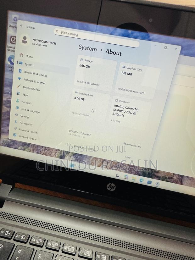 Laptop HP ProBook 11 G2 EE 8GB Intel Core I3 HDD 500GB photo 3