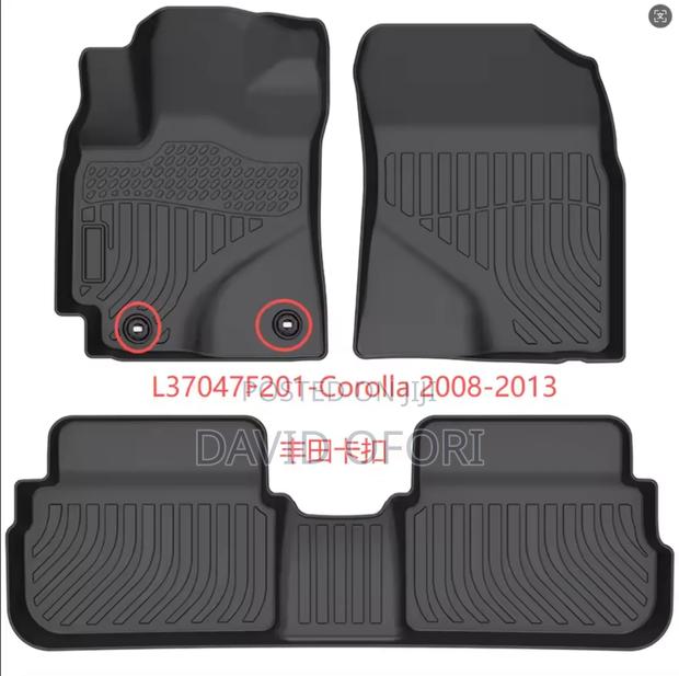 Custom 3d Tray Carpets Tpe Car Mats for Toyota Corolla 2009-2013