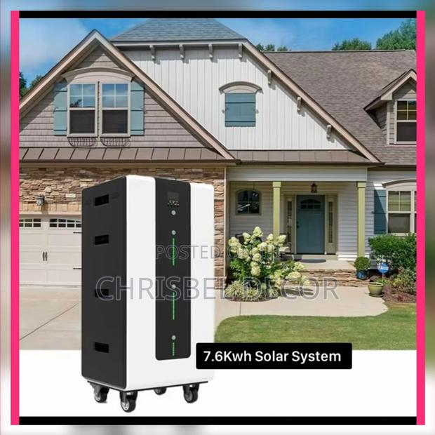7.68kwh All In - One Solar Power System + 6 Solar Panels
