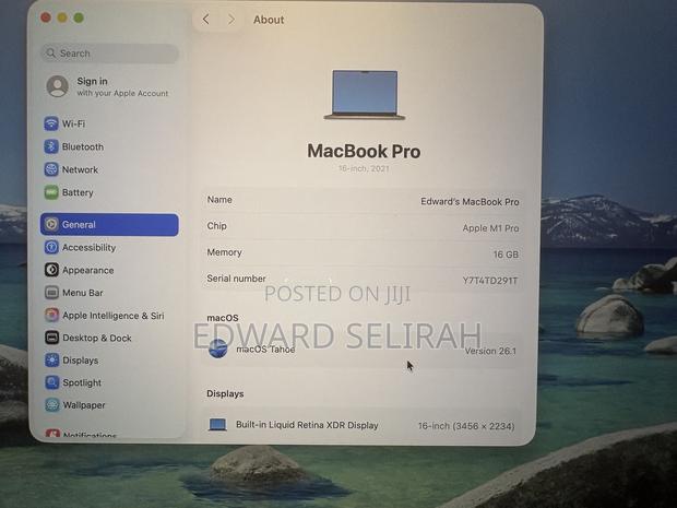 Laptop Apple MacBook Pro 16GB Apple M1 Pro SSD 1T photo 8