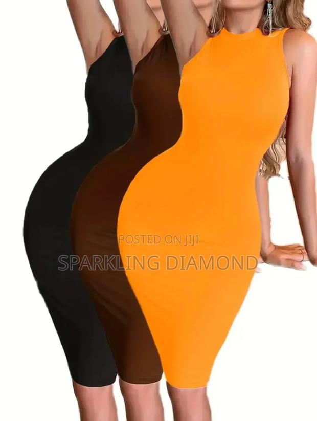 Sleeveless Bodycon Midi Dress