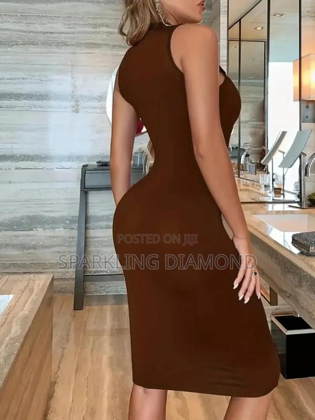 Sleeveless Bodycon Midi Dress