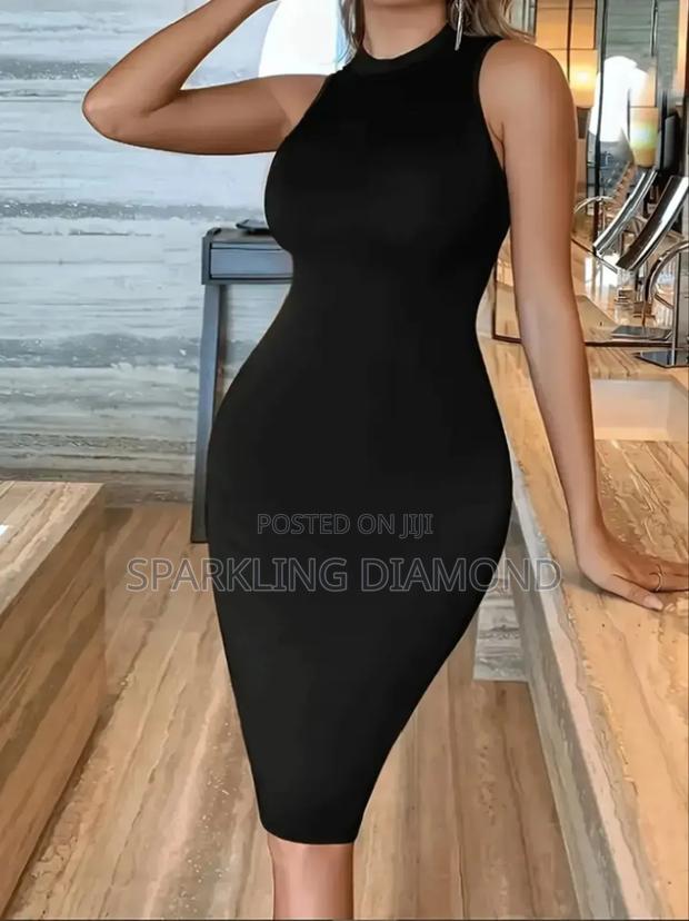 Sleeveless Bodycon Midi Dress