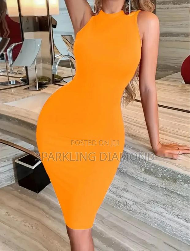 Sleeveless Bodycon Midi Dress