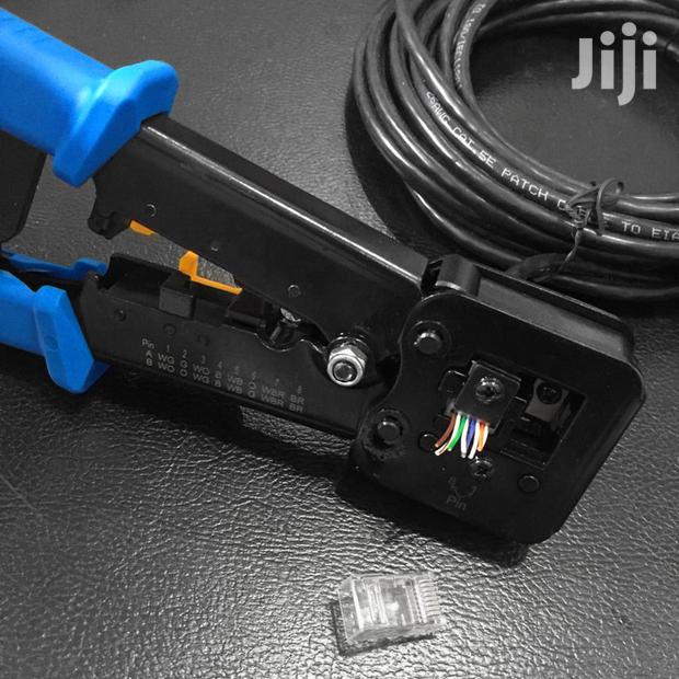 RJ45 Crimp Tool Cat5 Cat5e Cat6 Crimping Tool For RJ45/RJ12 photo 2