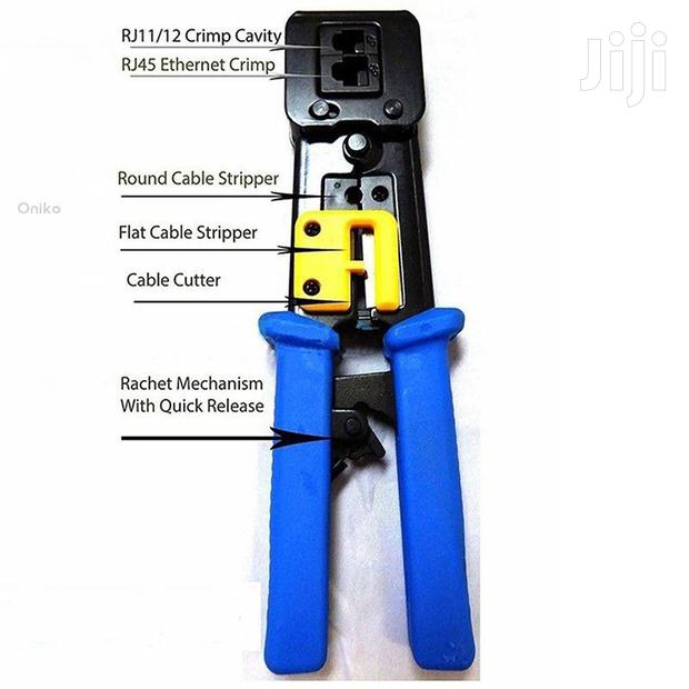 RJ45 Crimp Tool Cat5 Cat5e Cat6 Crimping Tool For RJ45/RJ12 photo 7