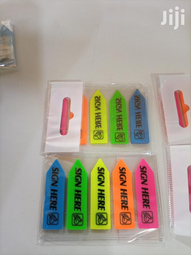 Indicated Tags(With Sign Here Inscription)
