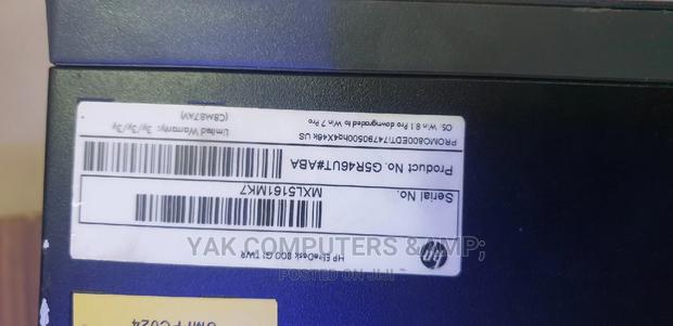 Desktop Computer HP EliteDesk 800 8GB Intel Core i5 HDD 500GB