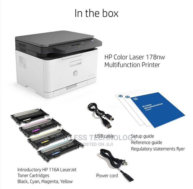 Hp Color Laser MFP 178nw Multifunction Printers · Photo 4