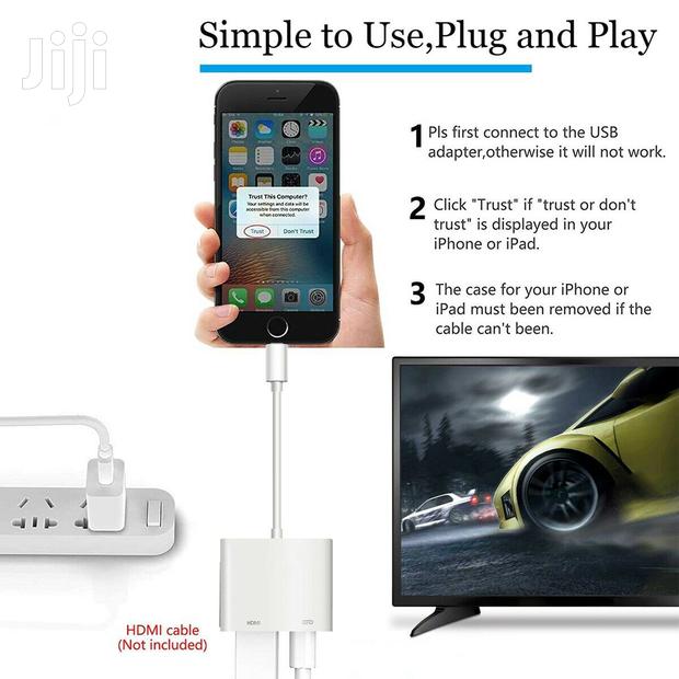 Lighting Digital Av Adapter to Hdmi at 60hz for iPhone · Photo 4