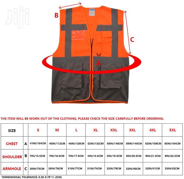 Reflective Vest/Orange-Grey