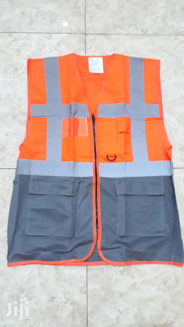 Reflective Vest/Orange-Grey
