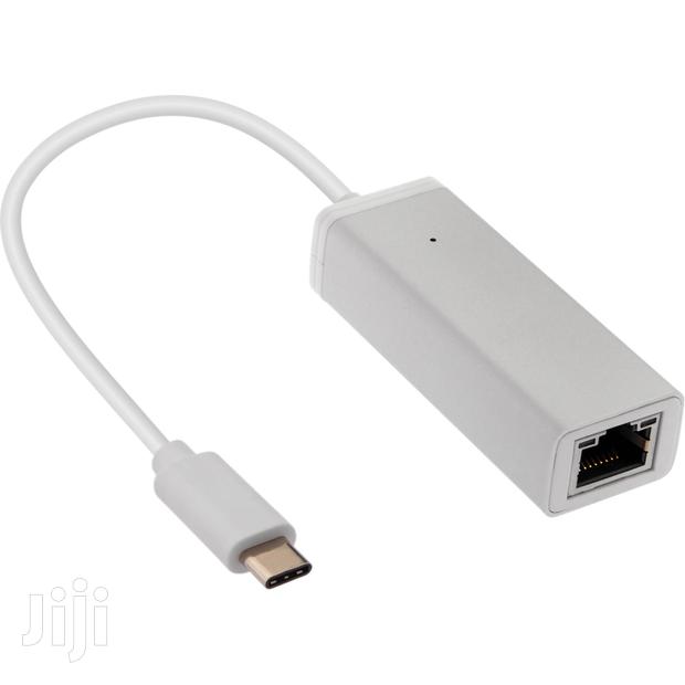 USB Type-C to RJ45 Adapter, USB Type-C, RJ-45, Male/Female · Photo 3