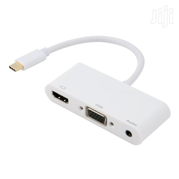 USB 3.1 Type-C to HDMI VGA Audio HD Adapter Converter · Photo 2