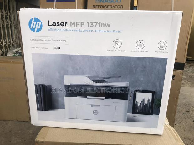 HP Laserjet MFP 137fnw Multifunction Mono Laser Printer · Photo 2