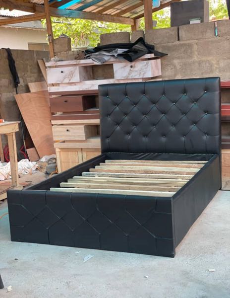 Leather Black Double 54/75 Slender //