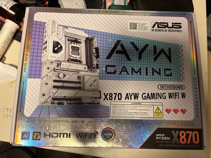 ASUS X870 AMD MOTHERBOARD