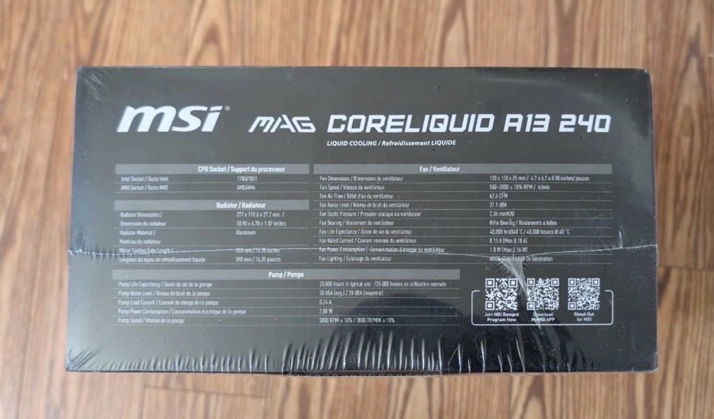 MSI LIQUID COOLER A13 240