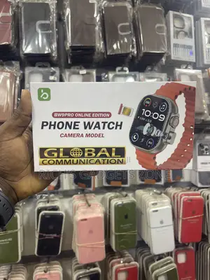 Wear Your Phone! Brand New Bw9pro Camera Smartwatch (Sim Support)