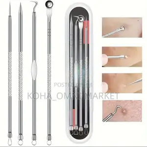 4pcs Pimple Extractor Tool Stainless Steel