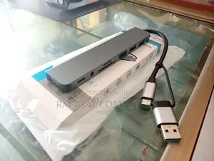 Newly Arrived 8 In 1 Usb 3.0 Usb-c Original Hub